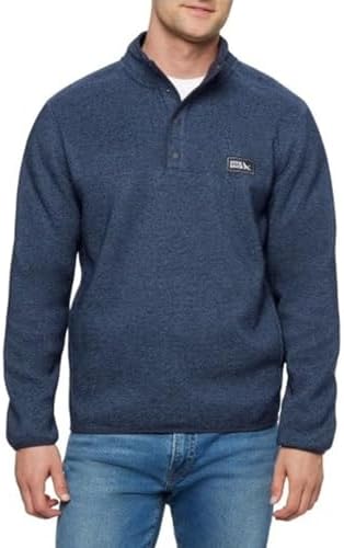 Eddie Bauer Men's Radiator Fleece Snap-Front Pullover, Capers